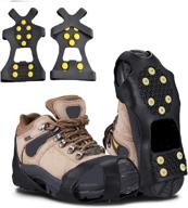 ❄️ ice snow grips traction cleats for shoes - anti slip ice cleats with crampons and ice spikes - available in sizes s, m, l, xl логотип