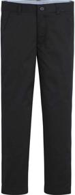 img 4 attached to Get Smart in Style with Tommy Hilfiger School Uniform Boys' Pants