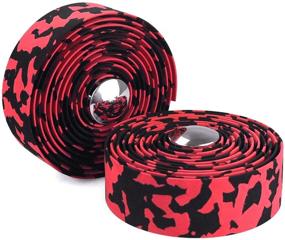 img 4 attached to 🏻 KINGOU Camo EVA Road Bike Handlebar Tape Bar Wraps - Set of 2 for Improved SEO