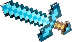img 1 attached to Mattel Minecraft Transforming Pickaxe Action