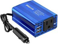 🚗 high-powered 150w car power inverter with 2 usb ports - dc 12v to 110v ac car outlet adapter and converter logo