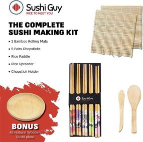 img 1 attached to 🍣 Non-Toxic Sushi Set: Enjoy Authentic Sushi with Chopsticks