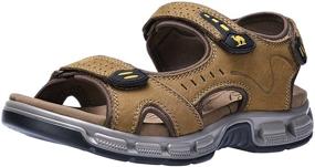 img 4 attached to CAMEL CROWN Leather Fisherman Waterproof Men's Shoes and Athletic