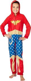 img 4 attached to 👶 Transform Your Toddler into a Superhero with Footless Pajamas: Dress Up & Pretend Play Costume Fun!