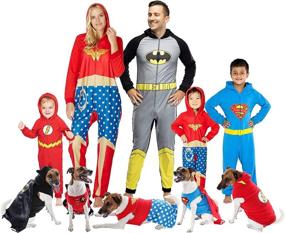 img 1 attached to 👶 Transform Your Toddler into a Superhero with Footless Pajamas: Dress Up & Pretend Play Costume Fun!