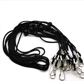 img 1 attached to INNETOC Adjustable Length Lanyard Black B
