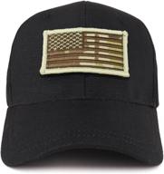 youth military camo combat cap with american flag patch for trendy apparel shop логотип