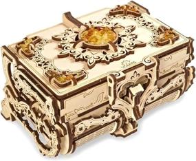img 4 attached to 🔮 Exquisite UGEARS Amber Mechanical Wooden Treasure: An Enchanting Delight for Collectors and Hobbyists