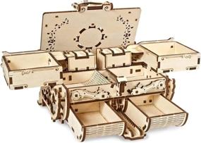 img 3 attached to 🔮 Exquisite UGEARS Amber Mechanical Wooden Treasure: An Enchanting Delight for Collectors and Hobbyists