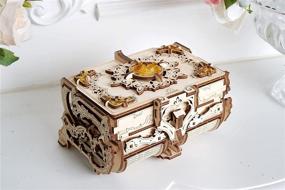 img 2 attached to 🔮 Exquisite UGEARS Amber Mechanical Wooden Treasure: An Enchanting Delight for Collectors and Hobbyists