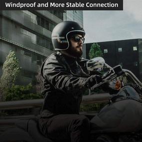img 3 attached to 🎧 Motorcycle Helmet Bluetooth Headset with Outdoor Waterproof Speakers - Hands-Free Music Call Control, Automatic Answering, 60 Hours of Playing Time, High-Quality Sound System