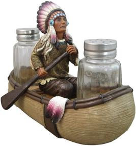 img 4 attached to 🌽 Оригинальные солонка и перечница из коллекции DWK: Неподдельные индейские сувениры