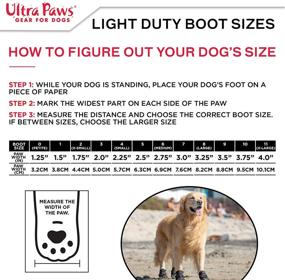 img 3 attached to Ultra Paws Light Duty Water Resistant Dog Boots: Versatile Footwear for Small, Medium, and Large Dogs