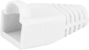 img 1 attached to Monoprice 50Pcs RJ 45 Strain Relief Networking Products