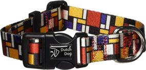 img 1 attached to 🐾 Eco-Friendly Mondrian Dog Collar by Dutch Dog Amsterdam