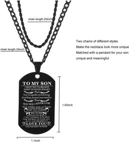 img 3 attached to Personalized Inspirational Necklaces Graduation Christmas