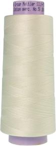 img 1 attached to Mettler Silk-Finish Cotton Thread, 2000 yard/1829 meter, Muslin - Enhanced for SEO