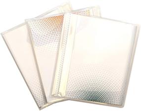 img 3 attached to CocoPolka Clear Pocket Photo Albums Pack of 3 - 4x6 Format with 24 See-Through Pockets each, Flexible and Removable Covers