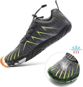 img 1 attached to Minimalist Shoes Barefoot Cross Trainer Sports Men's Shoes in Athletic