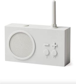 img 2 attached to Lexon Tykho 3 FM Radio & Bluetooth Speaker - 5W, Splash Proof, 20-Hour Battery Life, Silicone Rubber Case - Mastic