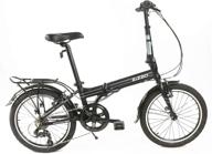 🚲 zizzo forte heavy duty 29 lb folding bike: lightweight aluminum frame, genuine shimano 7-speed, 20-inch with fenders, rack and 300 lb. weight limit logo