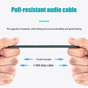 img 2 attached to Auxiliary Braided Compatible Smartphones Stereos