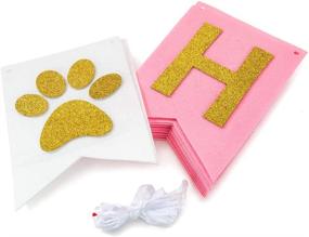 img 1 attached to 🎉 HIPIPET Dog Birthday Bandana with Party Hat and Party Decoration