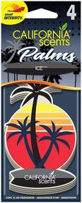img 3 attached to 🌴 California Scents Hanging Palms Air Freshener, Ice Scent, Pack of 24