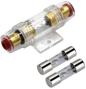 img 2 attached to Carviya 4-8 Gauge AWG In-Line Waterproof Fuse Holder With Ten 30A 30Amp AGU Type Fuses For Car Audio/Alarm/Amplifier/Compressors (30Amp