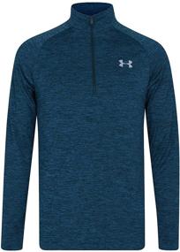 img 1 attached to 👕 Under Armour Zip Up T Shirt Marine Men's Clothing - Top Choice in T-Shirts & Tanks