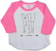 🎉 adorable birthday shirt: sweet and sassy girls' outfit, clothing, tops, tees & blouses logo