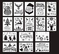 🎨 christmas painting stencils for journaling, scrapbooking, and art: drawing & painting supplies логотип