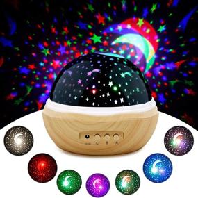 img 3 attached to SCOPOW LED Star Projector: 360 Degree Rotation, Timer & Gift for Kids Room, Ceiling Night Light