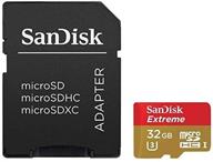 sandisk extreme 32gb microsdhc uhs-i/v30/u3/class 10 карта с адаптером (2 шт.): высокопроизводительное решение для хранения данных логотип