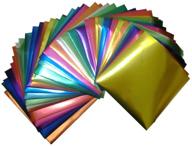 vibrant metallic foil color origami folding paper set - 90 sheets logo