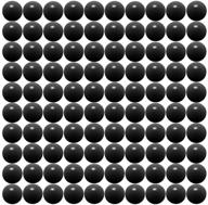 🎯 black 68 cal paintballs - jawbreaker solid balls | nylon self defense & less lethal practice | .68 caliber | 100 count | 3.5 gram logo