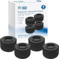 🔍 fette filter - replacement filter pack compatible with bissell 54a2 for poweredge hard floor vacuums. (4-pack) - enhance cleaning with high-quality filters by fette filter логотип