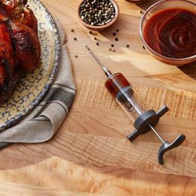 img 1 attached to 🔪 Enhance Flavors with the Outset Q120 Marinade Injector - Removable Needle, Stainless Steel, and Plastic