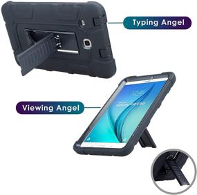 img 1 attached to DETUOSI Shockproof Full Body Kickstand Protective Tablet Accessories for Bags, Cases & Sleeves