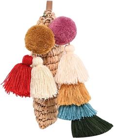 img 1 attached to Janine Colored Clutch Wristlet Tassels Women's Handbags & Wallets