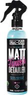 🔵 muc-off matt finish detailer 250ml: premium protectant spray for matt & satin finishes on bikes & motorcycles – blue logo