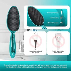 img 2 attached to 🦶 Furenyangg 3D Foot File - Effective Foot Scrubber & Callus Remover, Curved Nano Glass for Original Design, Innovatively Designed Professional Foot Rasp - Pedicure Tools for Dead Skin, Calluses, Cracks, Wet and Dry Feet