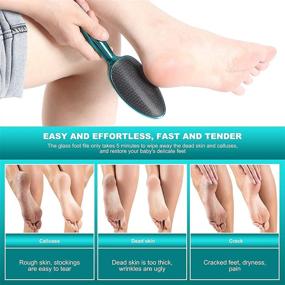 img 1 attached to 🦶 Furenyangg 3D Foot File - Effective Foot Scrubber & Callus Remover, Curved Nano Glass for Original Design, Innovatively Designed Professional Foot Rasp - Pedicure Tools for Dead Skin, Calluses, Cracks, Wet and Dry Feet