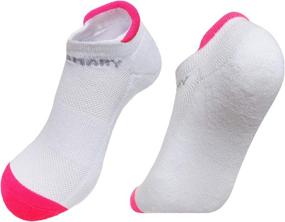 img 1 attached to 🧦 Premium Tom & Mary Women's Athletic Cotton Ankle Socks: Golf, Running, & All-Purpose - Breathable & Double Cushioned (6 Pairs)