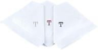 🧦 initial men's accessories - boxed initial cotton handkerchiefs logo