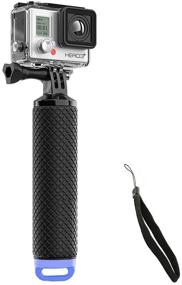 img 4 attached to 📷 Mystery Blue Waterproof Floating Hand Grip for GoPro Hero Session & Pro Cameras – Scuba/Diving Action Camera Accessories with Underwater Selfie Stick Feature