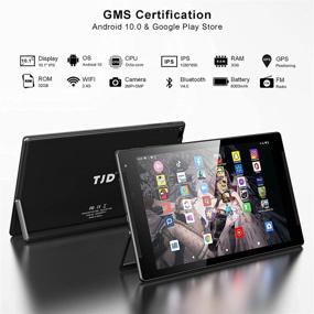 img 3 attached to 📱 TJD 10 inch Tablet - Android 10, Octa-Core Processor, 3GB RAM 32GB Storage, 1280x800 IPS Display, Camera, Bluetooth, GPS | Google Play Tablets MT-1011OF