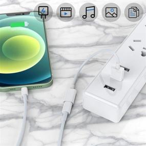 img 1 attached to 🔌 3-пак USB C Female к USB Male Адаптер, Type C к USB A Зарядное устройство Адаптер, Совместим с iPhone 11 12 Pro Max, iPad 2018, Samsung Galaxy Note 10, S20 Plus, S20+, Ultra, Google Pixel 4, 3 XL (Белый)