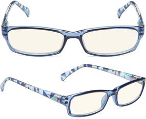 img 2 attached to 👓 Reducblu Computer Readers for Women - Blue Light Blocking Glasses