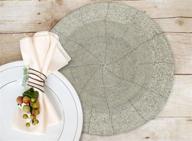 farmhouse beaded placemat set complement logo